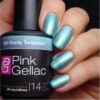 Profesionalus ilgalaikis gelinis lakas Pink Gellac Clarity Turquoise 15 ml