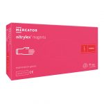 Mercator Nitrylex Magenta vienkartinės nitrilinės pirštinės L dydis 100 vnt.