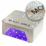 36W MOLLY NAILS belaidė UV/LED nagų lempa su cirkoniais V9BAT