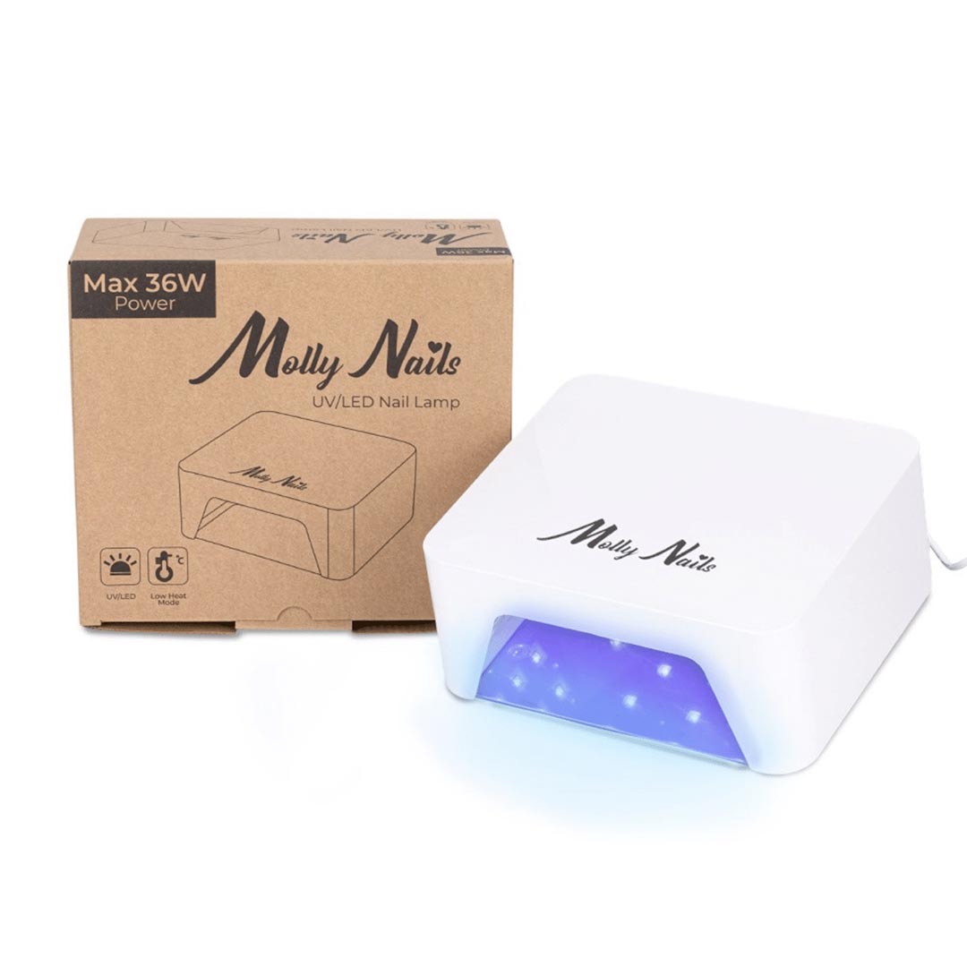 molly-nails-led-lempa Belaidė 36W MOLLY NAILS UV/LED nagų lempa V9BAT - Image 1