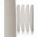 Wonderfile keičiami failai Pusmėnulio formos su minkštu pagrindu, balti, 162 × 24 mm, 180 gritų, 20 vnt. [WFF162/180] - Image 3