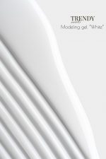 Trendy Nails Modeling gelis ,,White", 30 ml