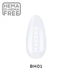 Skysta pudra nagų dekoravimui MAKEAR SFX LIQUID EFFECT DUST HAILEY WHITE 5ml. BH01