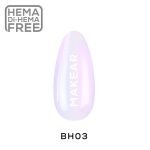Skysta pudra nagų dekoravimui MAKEAR SFX LIQUID EFFECT DUST HAILEY WHITE 5ml. BH03