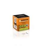 Kerman keičiamos pedikiūro disko dildės – XS, Ø 10 mm, baltos, ypač patvarios, minkštos, 240 gr.