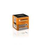 Kerman keičiamos pedikiūro disko dildės – XS, Ø 10 mm, baltos, ypač patvarios, minkštos, 320 gr.