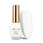 Molly Nails Color Lacquer klasikinis nagų lakas „Vinyl Effect System“ – Baltas, 10 ml