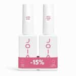 Joia Vegan Latex Base 15ml ir Aqua Top Gloss 15ml rinkinys