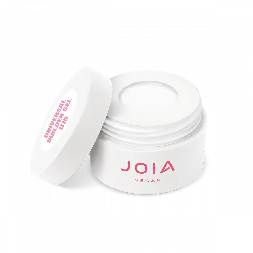 015-universal-builder-gel-open-bottle-15ml-t-1000x1000 Universalus statybinis gelis JOIA Vegan Universal Builder Gel. 15 15 ml - Image 1
