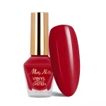 Molly Nails Color Lacquer klasikinis nagų lakas „Vinyl Effect System“ –Raudona, 10 ml