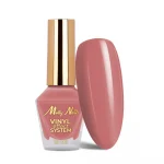 Molly Nails Color Lacquer klasikinis nagų lakas „Vinyl Effect System“ –Rose pink, 10 ml