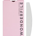 „Wonderfile“ pusmėnulio formos keičiamieji dildžių abrazyvai su minkštu pagrindu, balti, 162x24 mm, 240 g, 50 vnt.