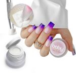 Geliniai dažai  nagų dekoravimui Clavier Nailsology Baby Boomer 3 In 1 Paint Gel Ombre Art Stamps C05