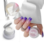 Geliniai dažai nagų dekoravimui Clavier Nailsology Baby Boomer 3 In 1 Paint Gel Ombre Art Stamps R11